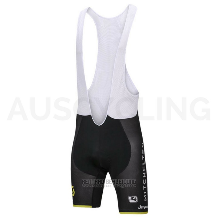 2018 Fahrradbekleidung Scott Shwarz Trikot Kurzarm und Tragerhose - zum Schließen ins Bild klicken